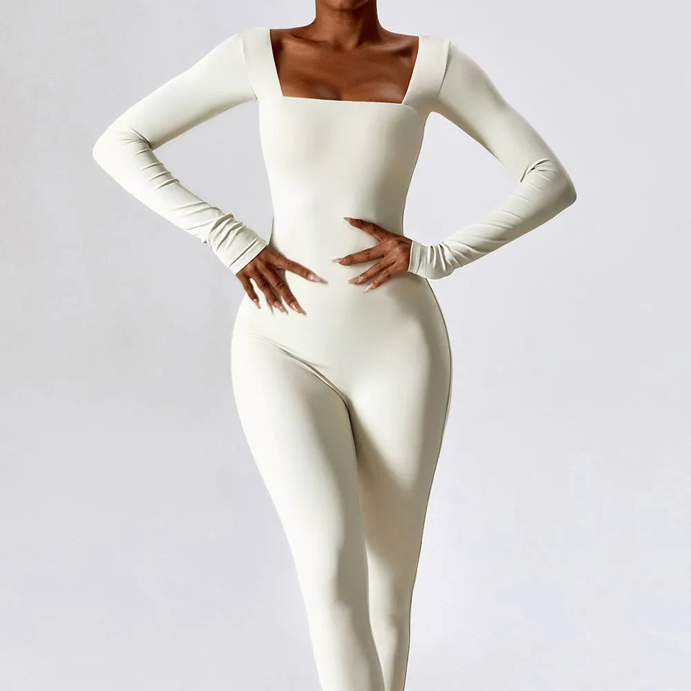 Long sleeve Yoga Jumpsuit