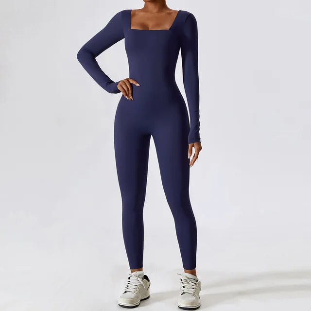 Long sleeve Yoga Jumpsuit