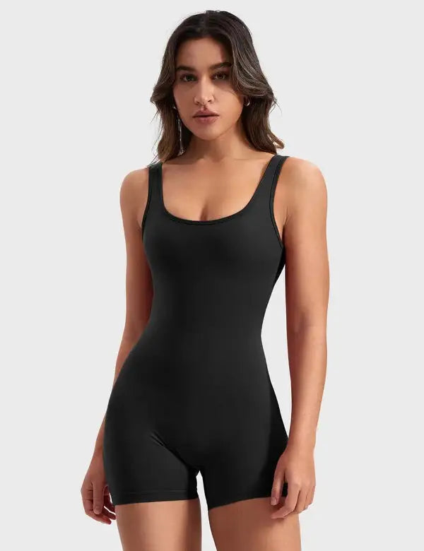Backless Workout Jumpsuit
