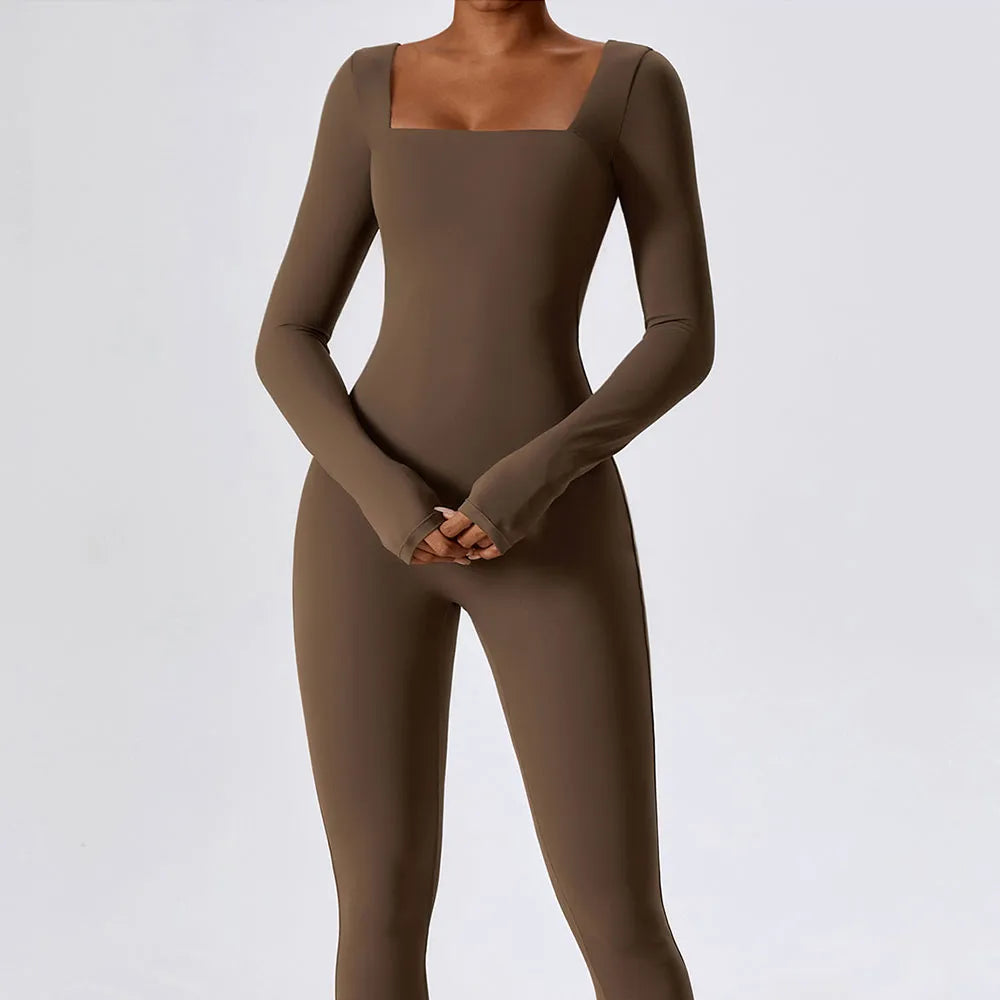 Long sleeve Yoga Jumpsuit